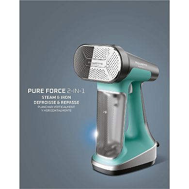 Rowenta Pure Force 2-in-1 Handheld Steamer and Iron