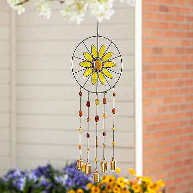 Evergreen Enterprises Sunflower Beaded Wind Chime