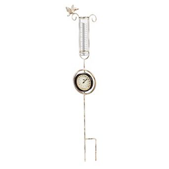 Evergreen Enterprises 36 in Thermometer and Rain Gauge Stake
