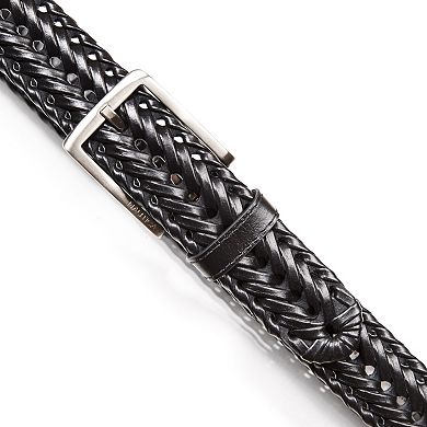 Men's Nautica Woven Leather Belt