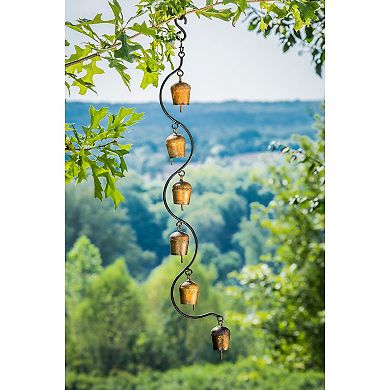Evergreen Enterprises 6 Bell Metal Hanging Garland