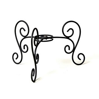 Evergreen Enterprises Scroll Table Top Bird Bath Stand