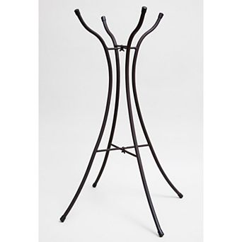 Evergreen Enterprises Hourglass Shape Metal Bird Bath Stand