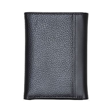 Men's Nautica Classic J-Class RFID-Blocking Leather Trifold Wallet