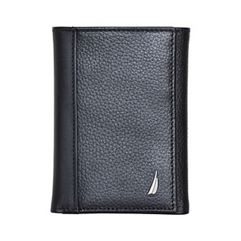 Men's Nautica Classic J-Class RFID-Blocking Leather Trifold Wallet