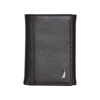 Men's Nautica Classic J-Class RFID-Blocking Leather Trifold Wallet