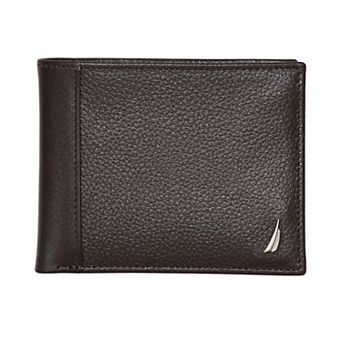 Men's Nautica Classic J-Class RFID-Blocking Leather Bifold Wallet