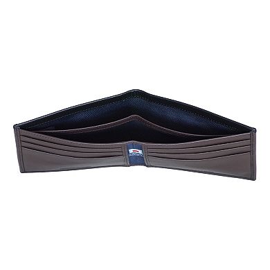 Men's Nautica Pop Color Leather RFID-Blocking Bifold Wallet