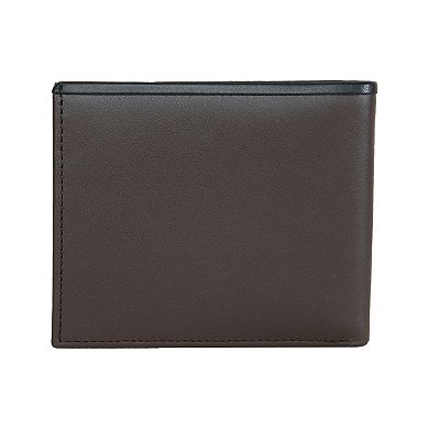 Men's Nautica Pop Color Leather RFID-Blocking Bifold Wallet