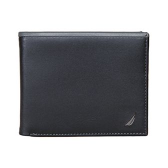 Men's Nautica Pop Color Leather RFID-Blocking Bifold Wallet