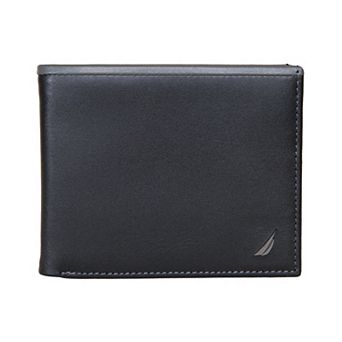 Men's Nautica Pop Color Leather RFID-Blocking Bifold Wallet