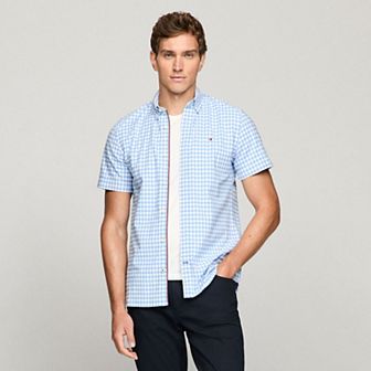 Men's Tommy Hilfiger Stretch Oxford Short Sleeve Shirt