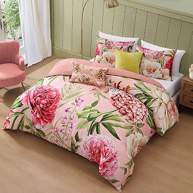 Bebejan Spring Forever 100% Cotton Sateen 5 Piece Reversible Comforter Set