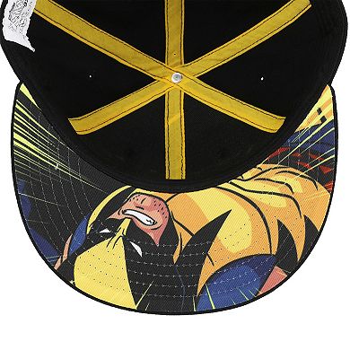 Men's Marvel Wolverine Slashed Title Adjustable Hat