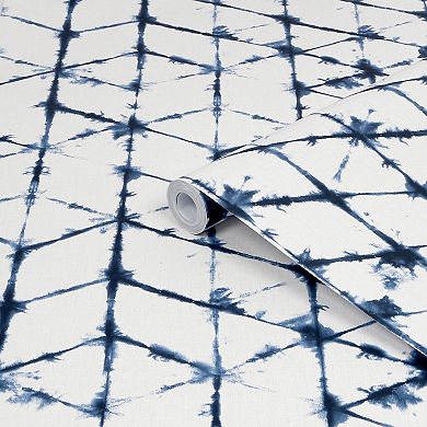 Superfresco Easy Indigo Tie Dye Wallpaper