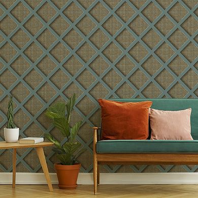 Superfresco Easy Ocean Panel Rattan Wallpaper