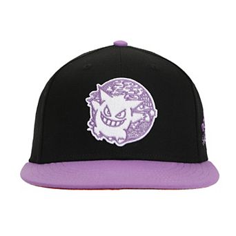 Men's Pokemon Gengar Embroidered Snapback Hat