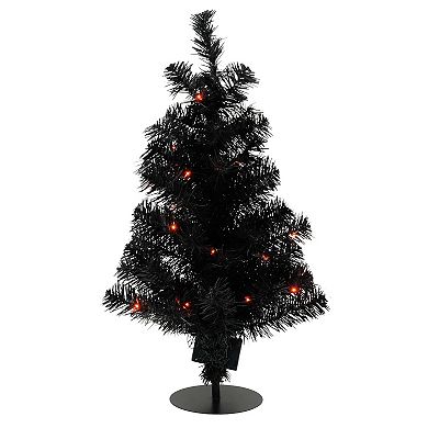 Celebrate Together™ Halloween 2-ft. Black Tinsel Artificial Tree