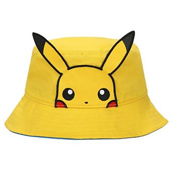 Men's Pokemon Pikachu Big Face Bucket Hat
