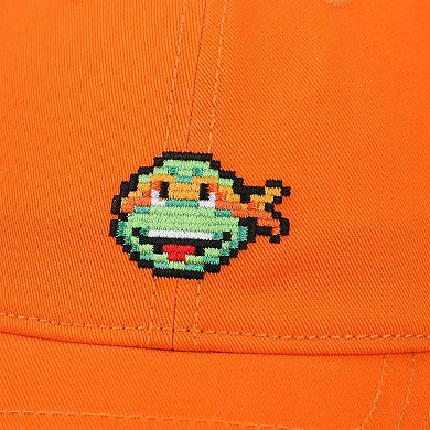 Men's Teenage Mutant Ninja Turtles 8-Bit Michelangelo Adjustable Hat