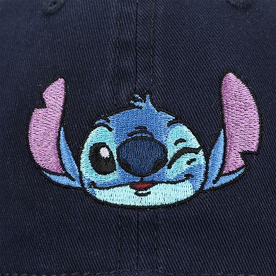 Disney's Lilo & Stitch Men's Embroidered Stitch Adjustable Hat