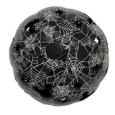 Celebrate Together™ Disney's Mickey Mouse Ceramic Pumpkin with Spider Web Design Table Decor
