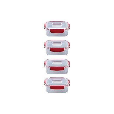 Joseph Joseph Nest Lock 8-piece Rectangular Food Storage Container Set
