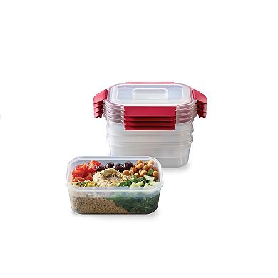Joseph Joseph Nest Lock 8-piece Rectangular Food Storage Container Set