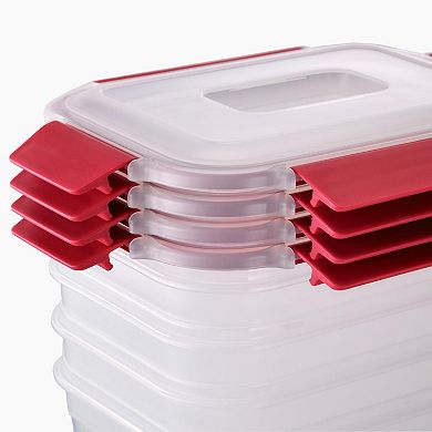 Joseph Joseph Nest Lock 8-piece Rectangular Food Storage Container Set