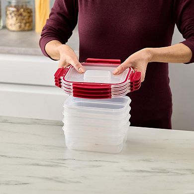 Joseph Joseph Nest Lock 8-piece Rectangular Food Storage Container Set