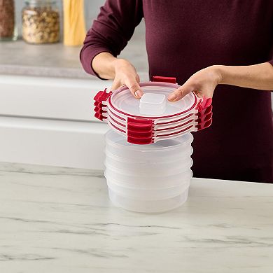 Joseph Joseph Nest Lock 8-piece Round Food Storage Container Set