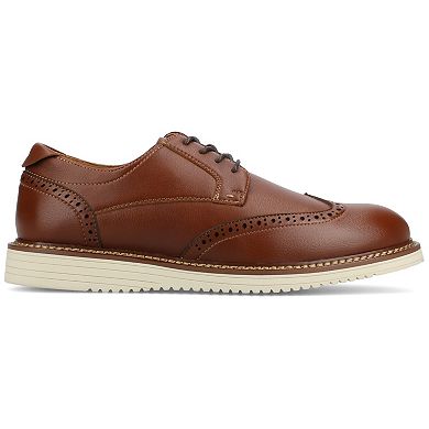 VANCE Lorenzo Comfort Wingtip Men's Flexible Casual Hybrid Dress Shoes