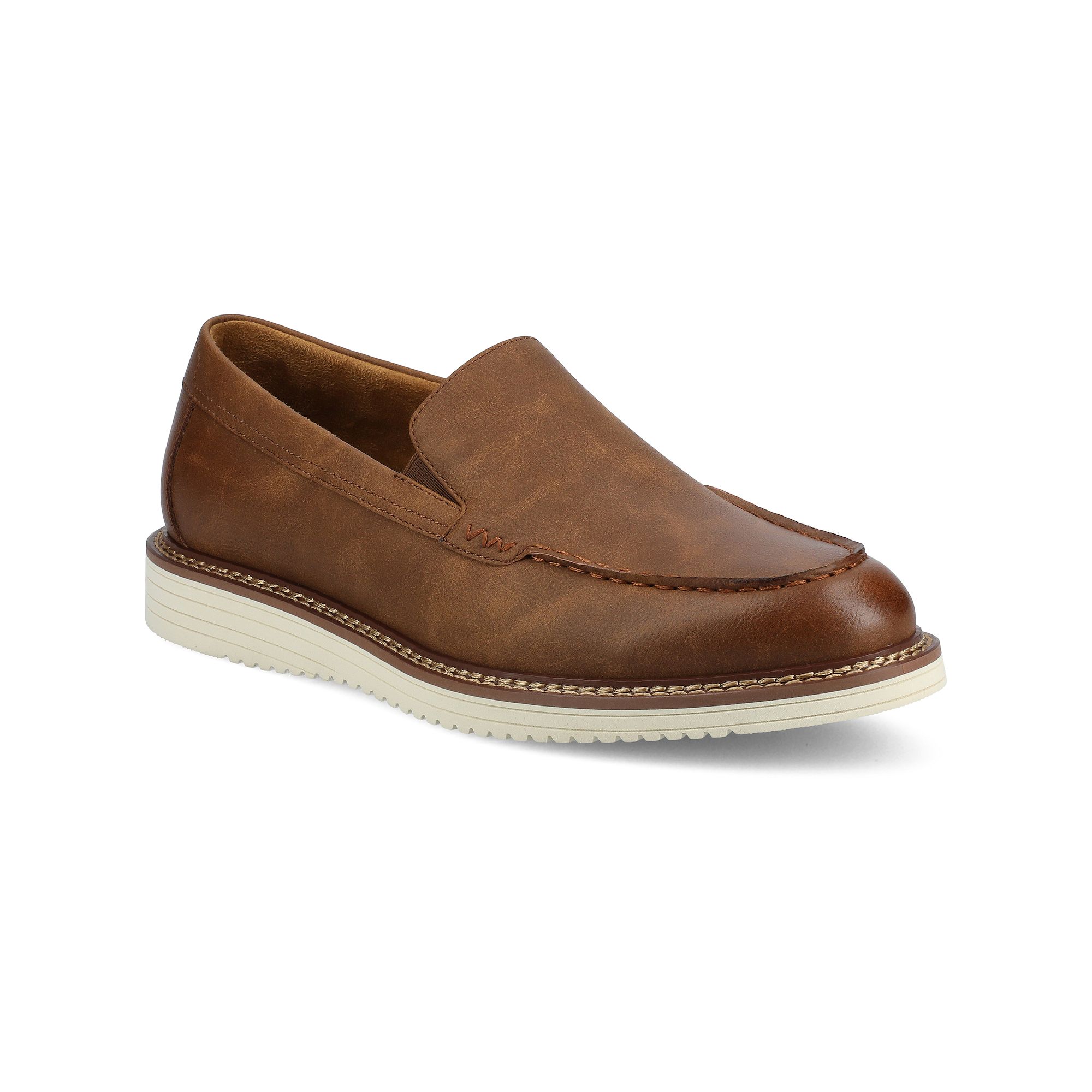 VANCE Oneal Mens Hybrid Casual Flexible Venetian Loafers, Size: 8, Brown