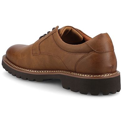 VANCE Templeton Comfort Lug Sole Men's Flexible Oxford Dress Shoes