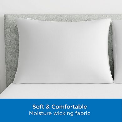 AllerEase Maximum Pillow Protector Machine Washable Zippered Pillow Cover 2-pk.