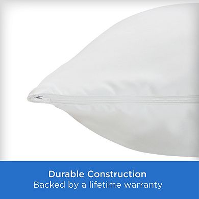 AllerEase Maximum Pillow Protector Machine Washable Zippered Pillow Cover 2-pk.