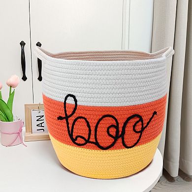 Celebrate Together™ Fall Small Boo Braided Bin