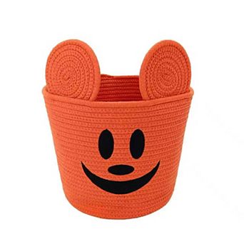Disney's Mickey Mouse Pumpkin Face Braided Basket by The Big One®