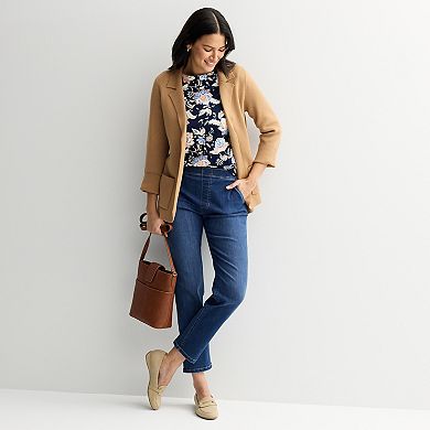 Women's Croft & Barrow Swing Sweater Blazer