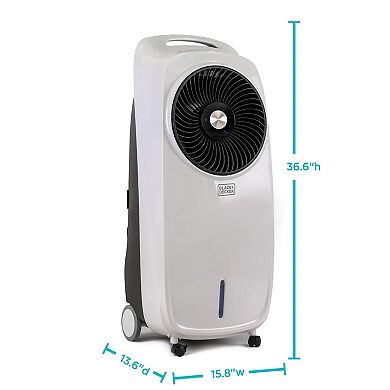 BLACK+DECKER Evaporati Portable Air Cooling Fan with 2-Gallon Water Tank