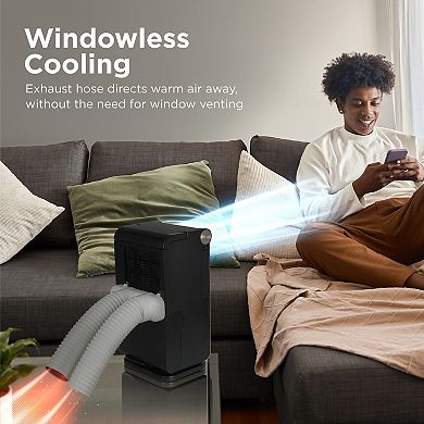 BLACK+DECKER 1000 BTU 3-in-1 Portable Air Conditioner, Fan, & Dehumidifier