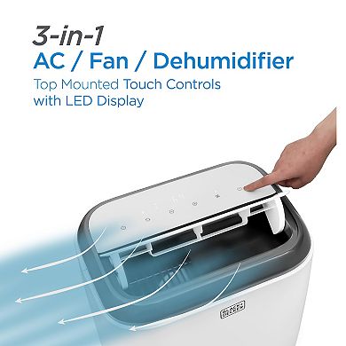 BLACK+DECKER 5,000 BTU SACC/CEC 350 Sq. Ft. Portable Air Conditioner