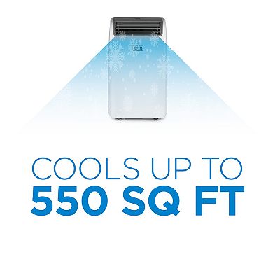 BLACK+DECKER 12,000-BTU 550-sq. ft. Portable Air Conditioner