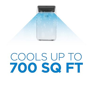 BLACK+DECKER 10,200 BTU SACC/CEC 700 Sq. Ft. Portable Air Conditioner