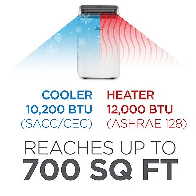 BLACK+DECKER™ 10,200 BTU SACC/CEC Portable 4-in-1 Air Conditioner, Heater, Fan & Dehumidifier