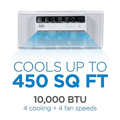 BLACK+DECKER BD10NWES 10,000 BTU Inverter Window Air Conditioner