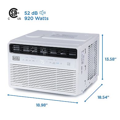 BLACK+DECKER BD10NWES 10,000 BTU Inverter Window Air Conditioner