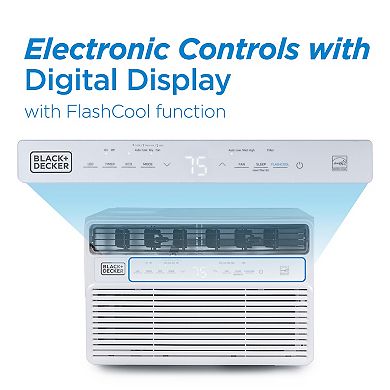BLACK+DECKER 12,000-BTU 550 Sq. Ft. Inverter Window Air Conditioner