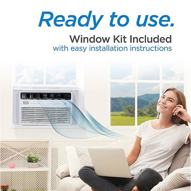 BLACK+DECKER 12,000-BTU 550 Sq. Ft. Inverter Window Air Conditioner
