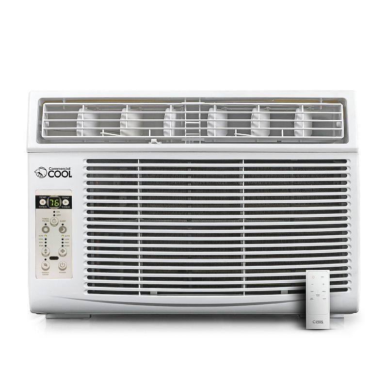 Commercial Cool 10 000 BTU Window Air Conditioner  White  with Remote Control